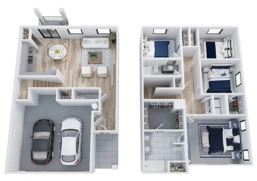 Floor plan D1B