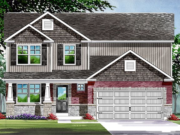 Elevation C with optional masonry - Optional Elevation