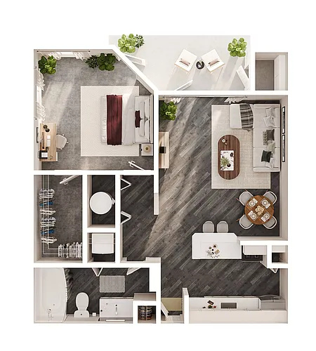Floor plan 1A - The Bayview