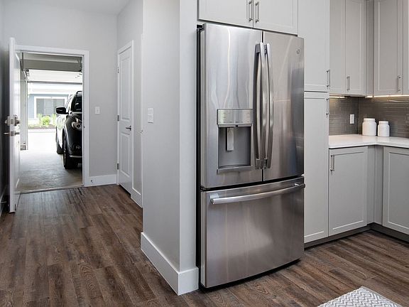 Kitchen and garage