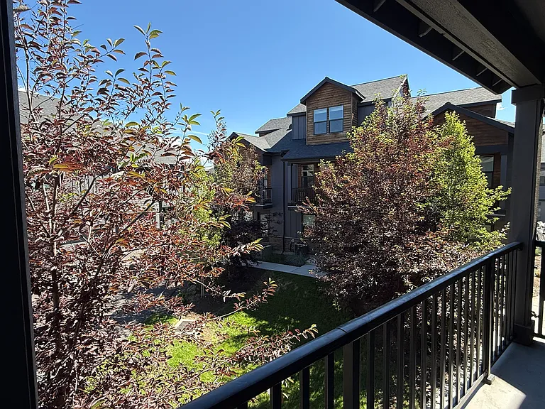 Master bedroom balcony.