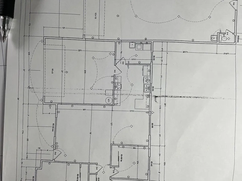 floor plan included in plan is large-garage shop which is not included.