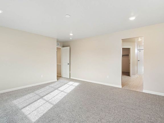 A view of the Bathroom Entry from the Primary Bedroom