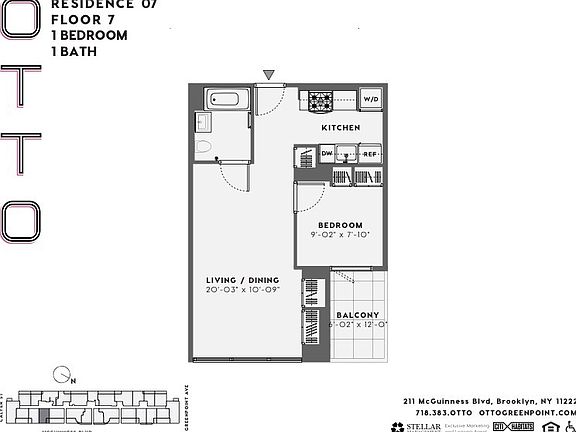 2nd image of 211 McGuinness Blvd APT 707