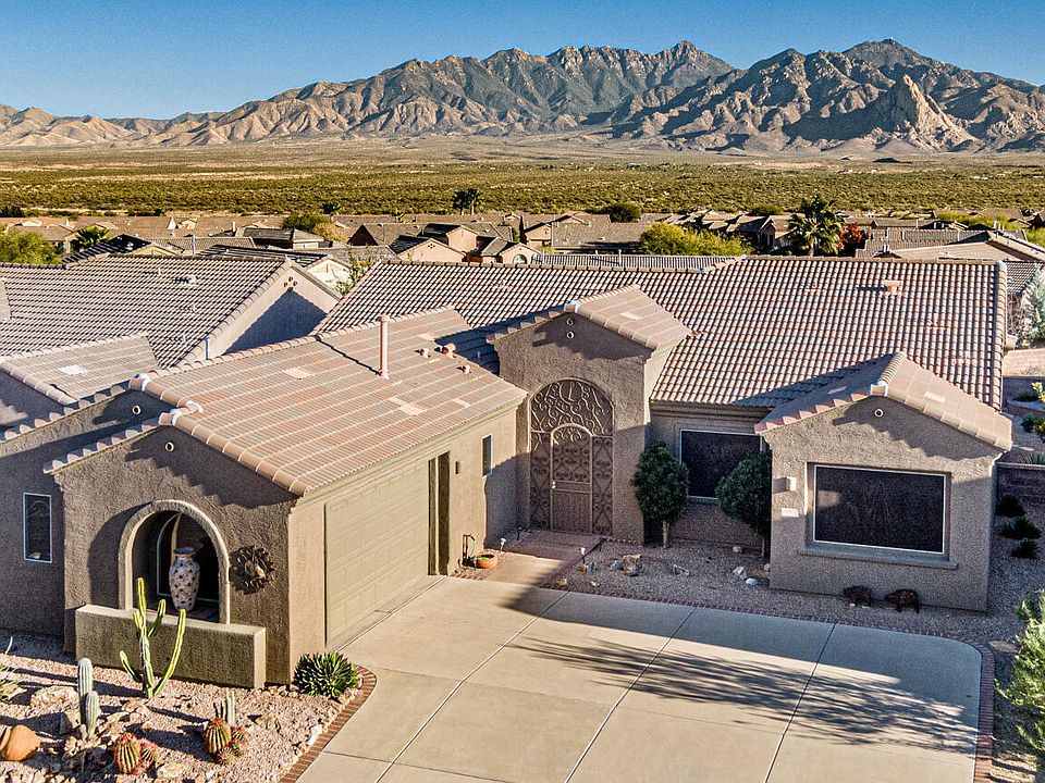 Oro Valley Kitchen with a Turquoise Island - Southwest Kitchen