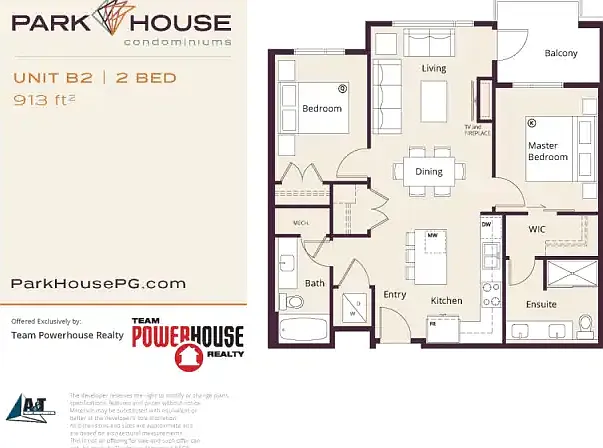 2 bed, 2.0 bath, 913 sqft, $1,950 — Photo 2