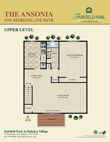 Floor plan The Ansonia Upper