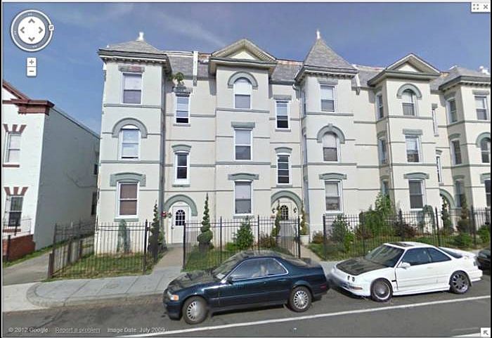 front of building