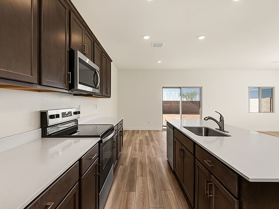 Each kitchen comes with upgraded appliances included.