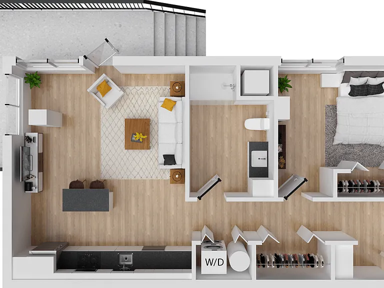 Zeal 4 - 745 square foot one bedroom, one bath apartment Zeal 4 - 745 square foot one bedroom, one bath apartment