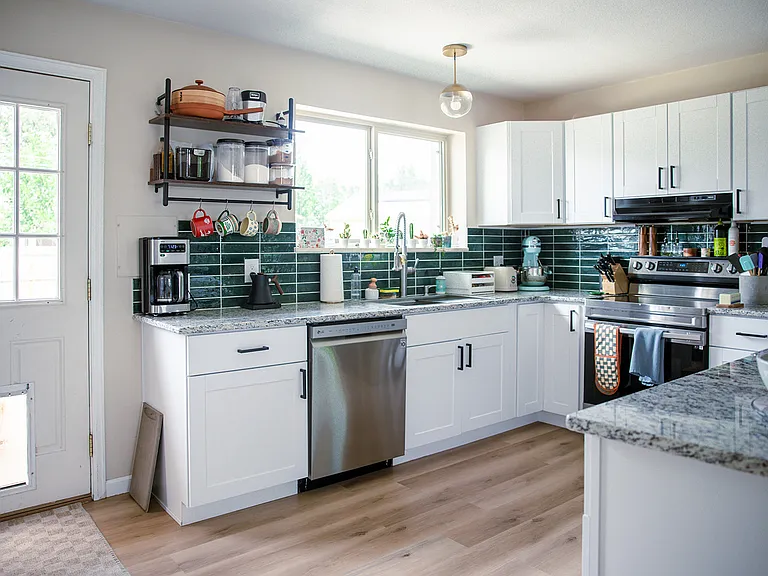 New Appliances in Newly Renovated Kitchen