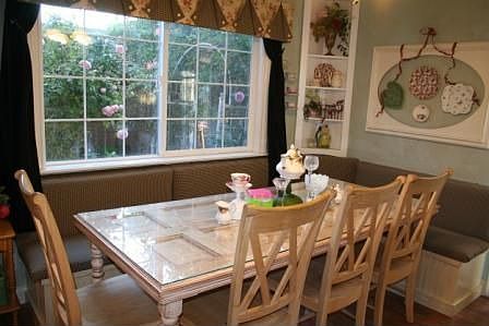 Large Light Bright Family Eating Area