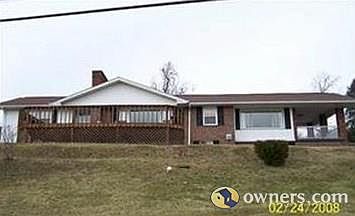 Front of house,view of Ohio River