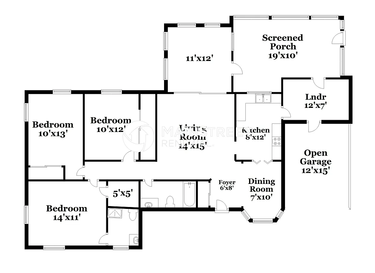 Floor Plan - 3408 Dante Dr
