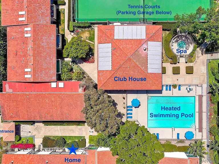 Aerial View above home