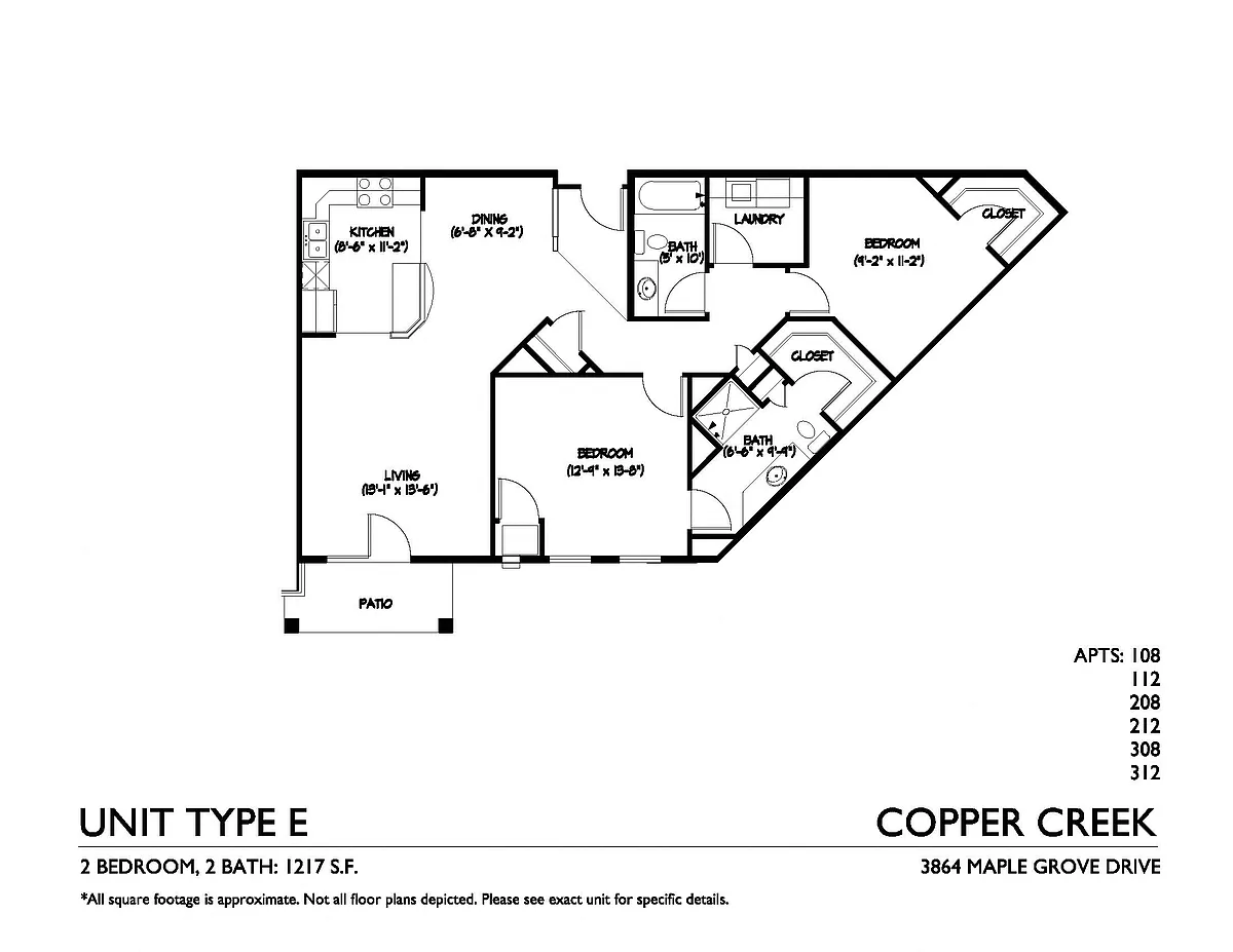 Floor plan E