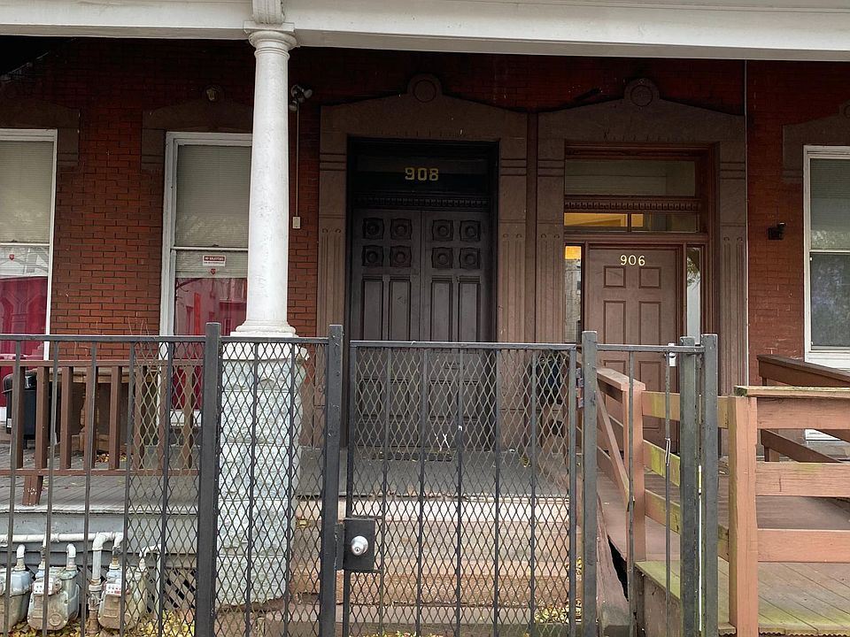 Front Entrance with security gate.