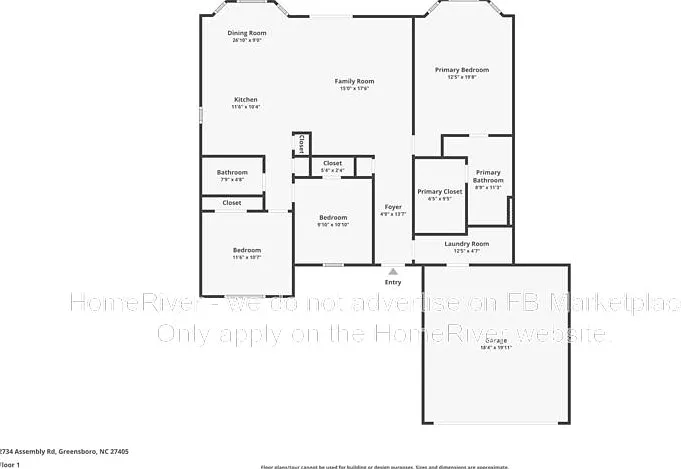 3 bed, 2.0 bath, 1376 sqft, $1,650 — Photo 2