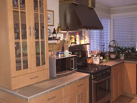 Gas Range stainless hood