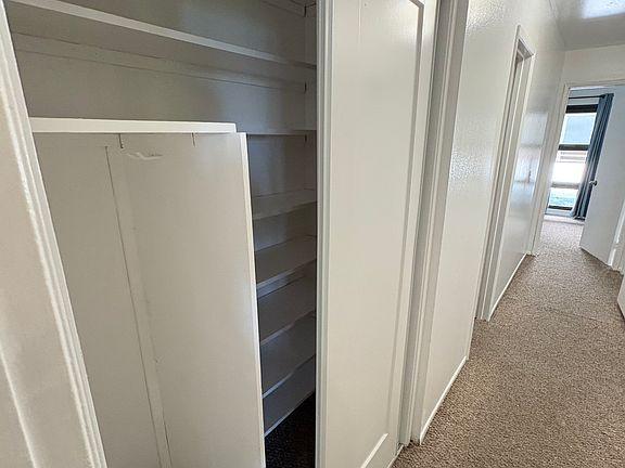 Hallway linen closet