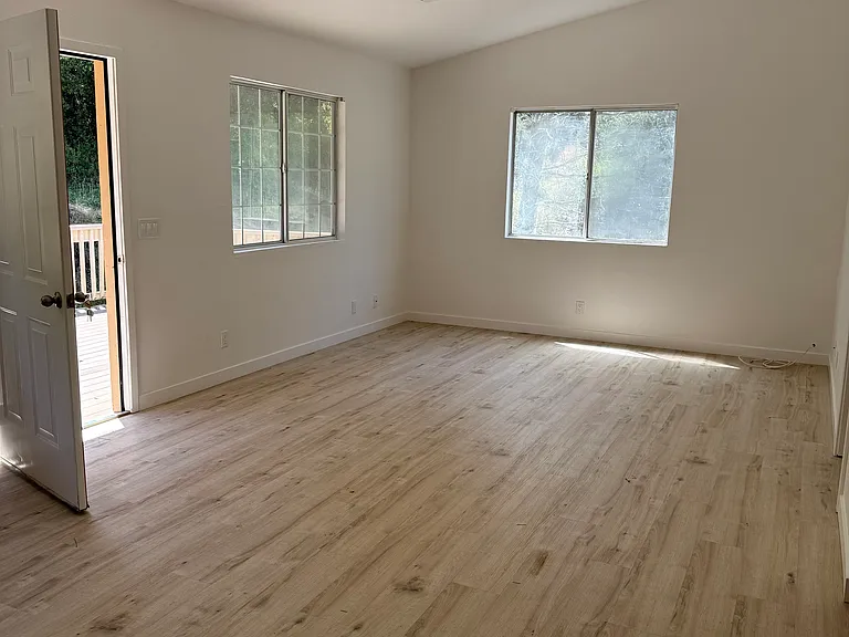 open floor plan living room