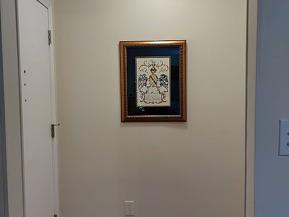 Foyer with coat closet