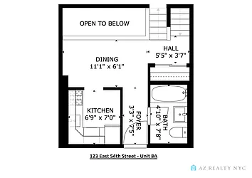 Rented by AZ REALTY NYC LLC