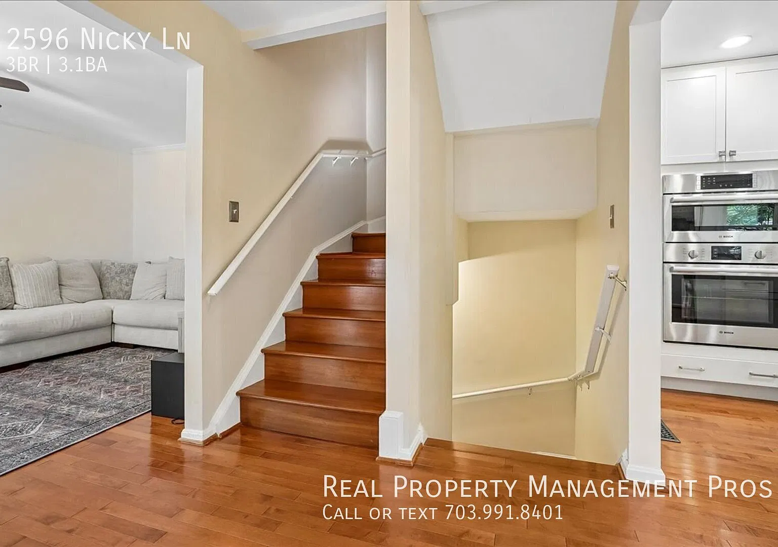 "Beautiful 3-Level Alexandria Townhome with Gorgeous Kitchen, Hardwood Floors & Private Patio!" — Photo 4