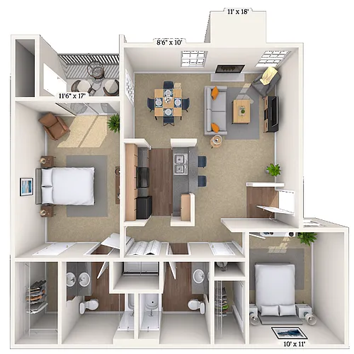 Floor plan Campbell