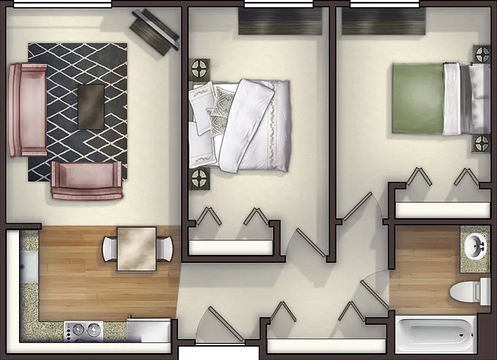 Plan C Floorplan Diagram