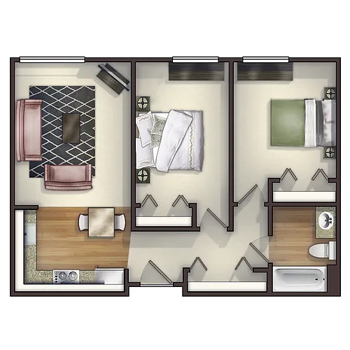 Floor plan Plan C
