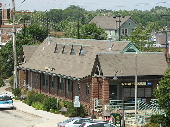 View from living room and bedroom, faces North