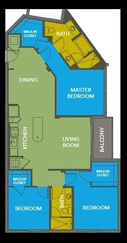 Floor plan D1