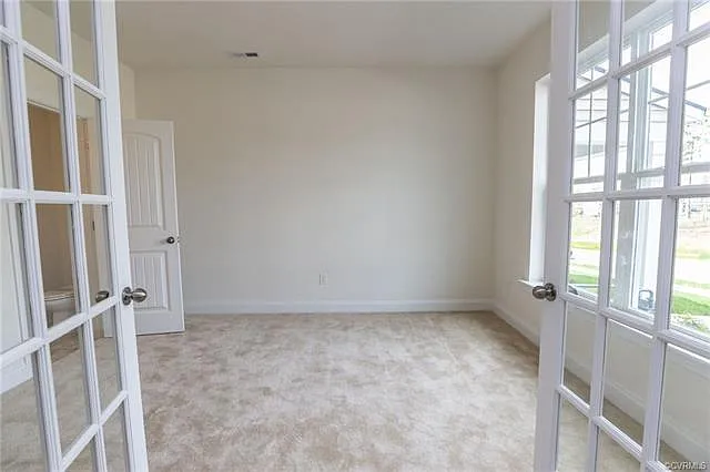1st level bedroom with half bath