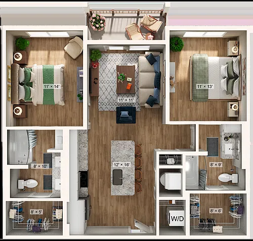 Floor plan B1