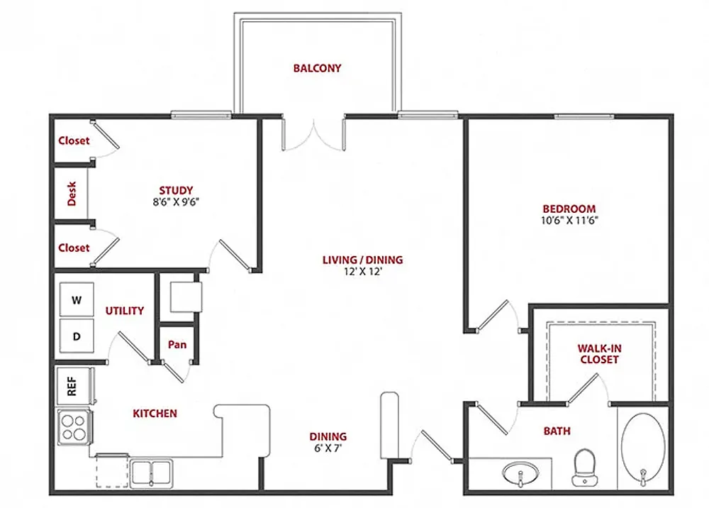 Floor plan Melrose