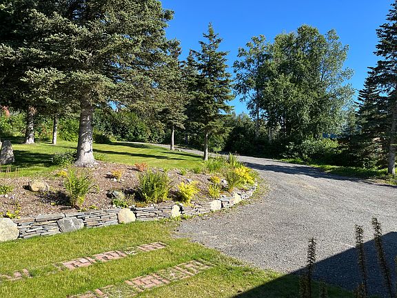 Driveway and front yard