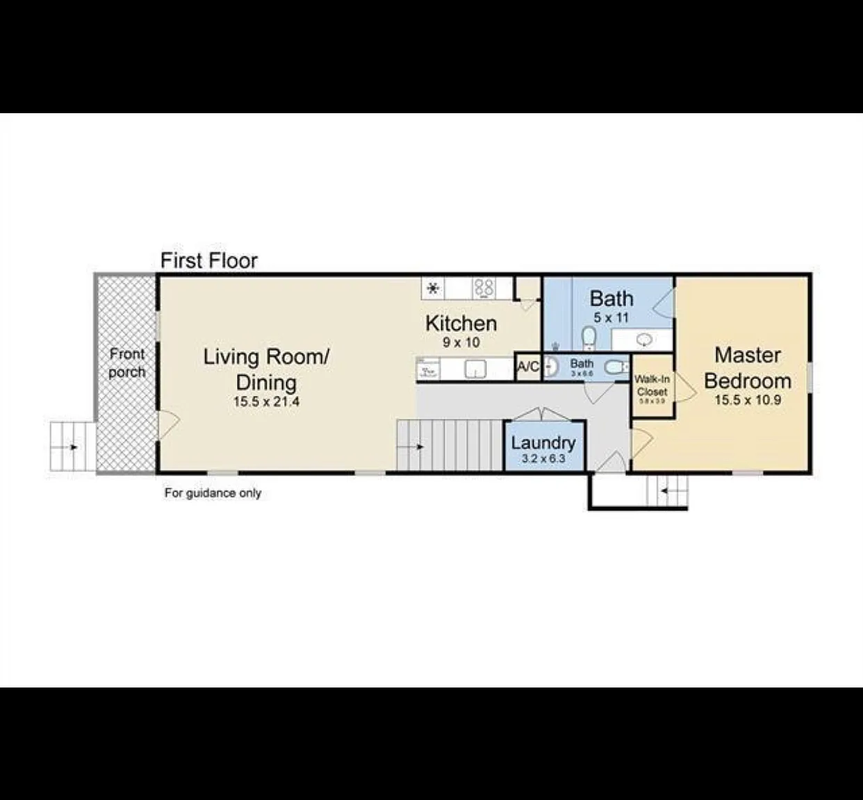 3 bed, 2.5 bath, 1408 sqft, $1,250 — Photo 4