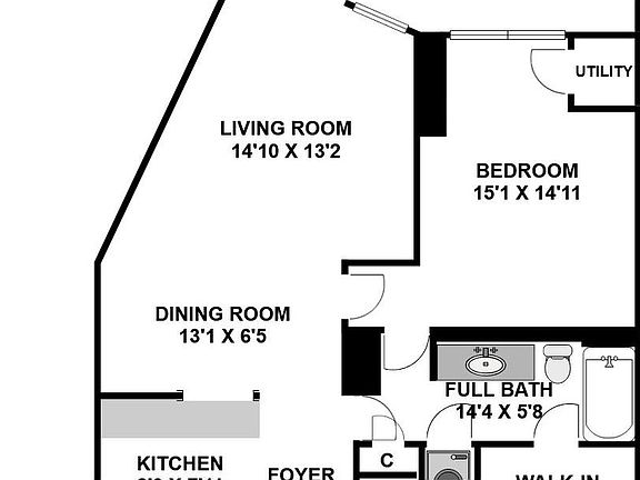 2nd image of 555 Massachusetts Ave NW APT 1419