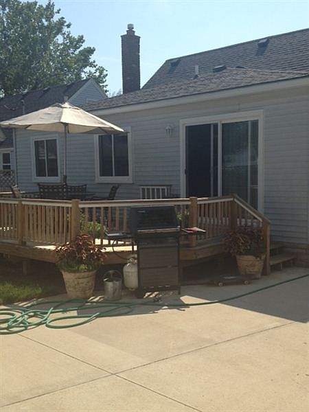 walkout to large deck
