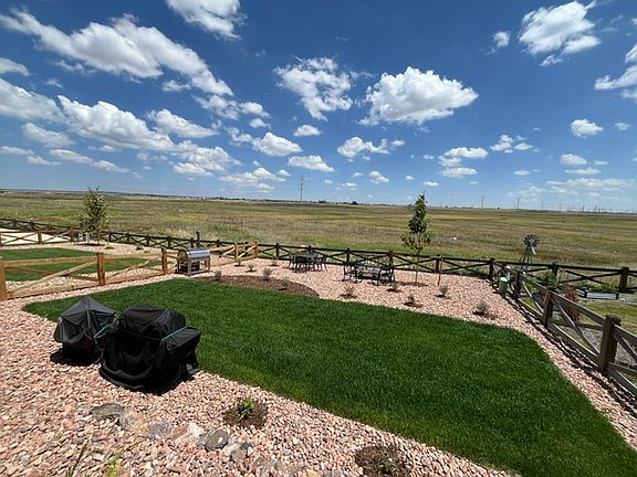Custom landscaping with irrigation