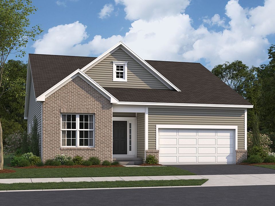 Fremont Elevation A with Brick