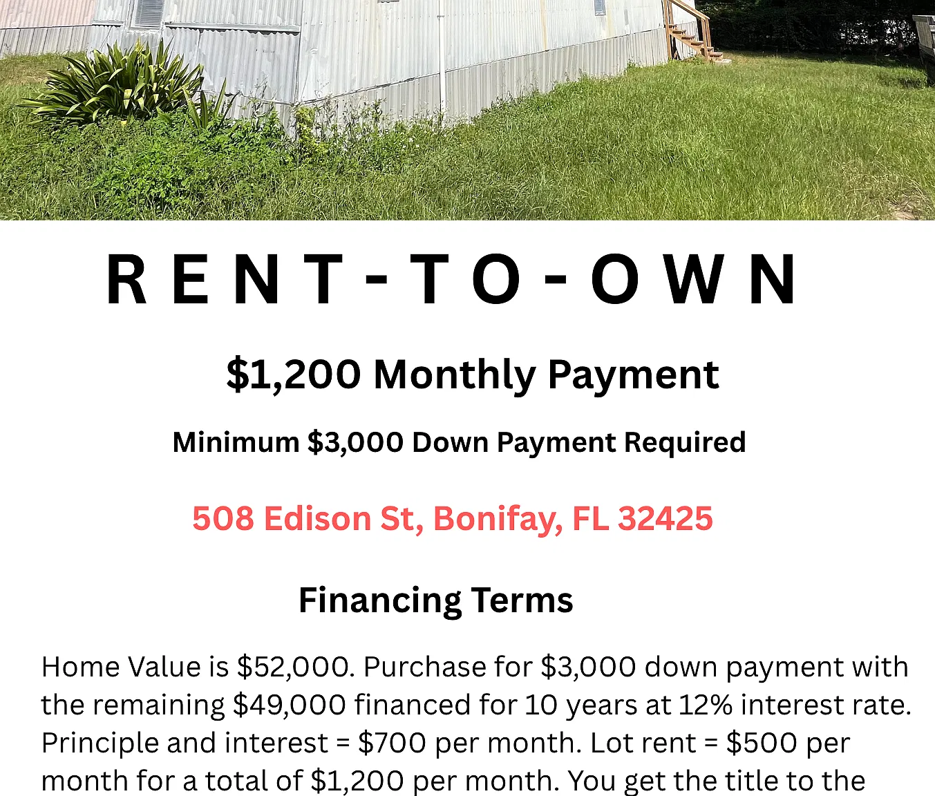 3 bed, 1100 sqft, $1,200 — Photo 1