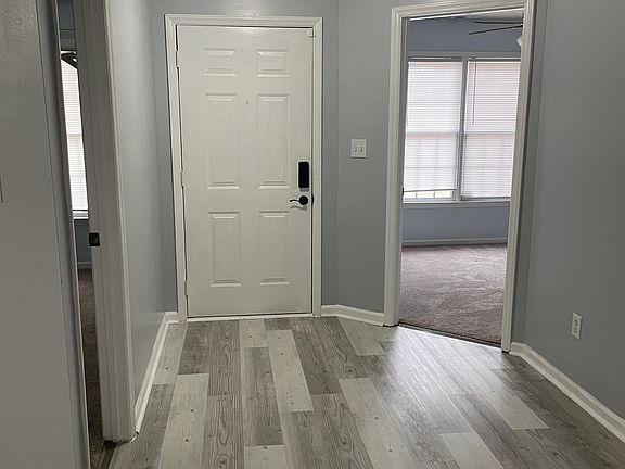 Front door, bedrooms 1 and 2