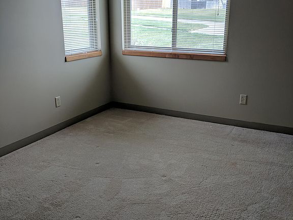 Downstairs bedroom with corner windows!