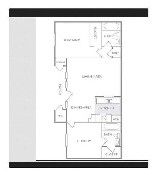 Floor plan 2 Bedroom