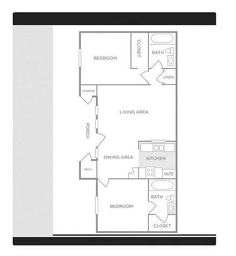 Floor plan 2 Bedroom
