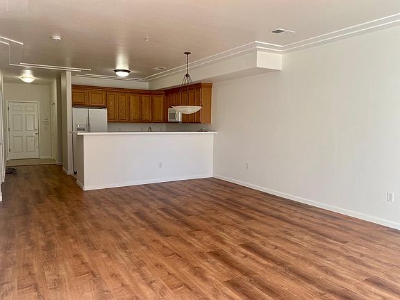 New flooring in open plan living space