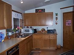 Kitchen with pantry