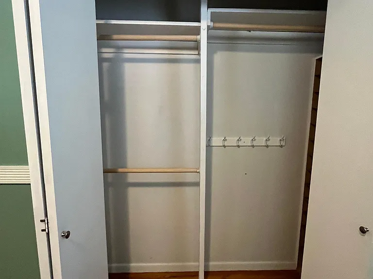 First bedroom closet